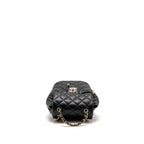 Chanel Mini Urban Spirit Backpack Caviar Black LGHW (Microchip)