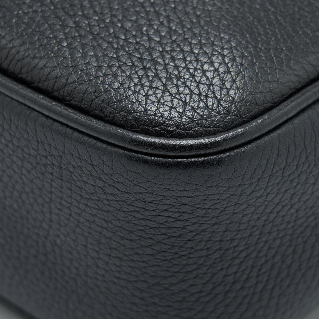 GUCCI DISCO CAMERA BAG CALFSKIN BLACK LGHW