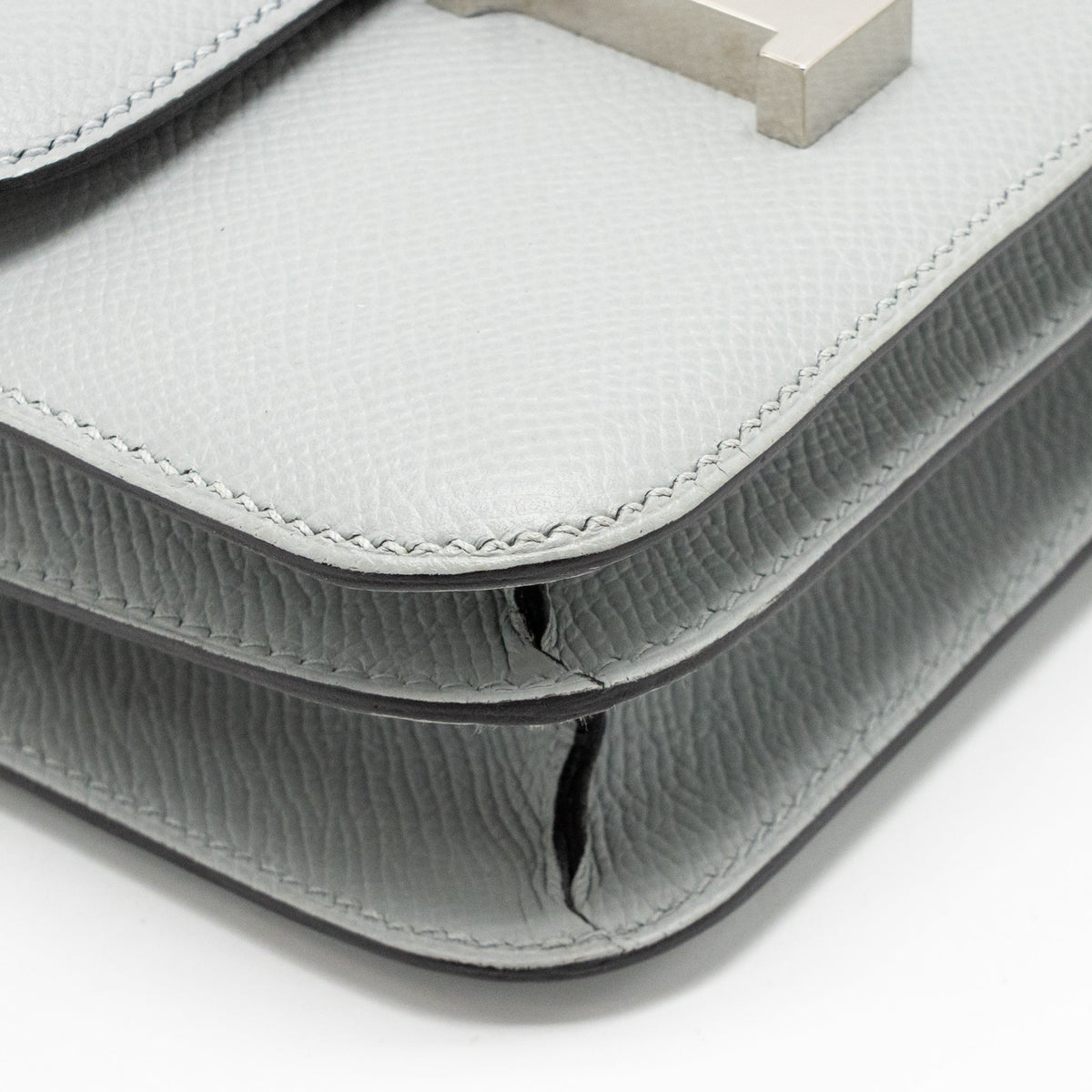 Hermes Mini Constance Epsom 8U Bleu Glacier SHW