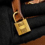 Hermes Picotin 22 Lock Bag Clemence Gold GHW