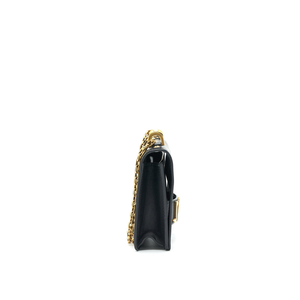 DIOR J'ADIOR MEDIUM FLAP BAG WITH CHAIN BLACK GHW