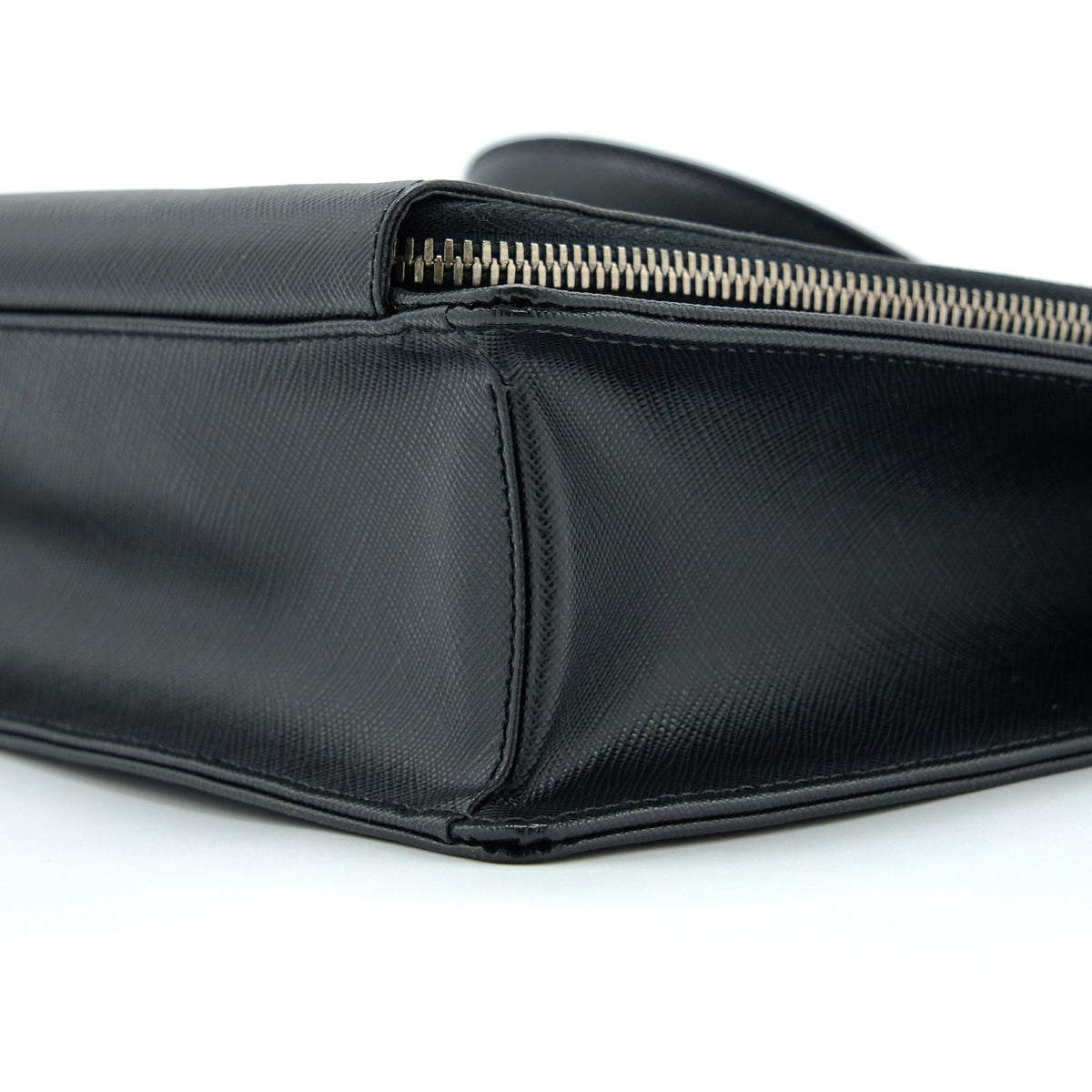 PRADA SAFFIANO BRIEFCASE BLACK SHW
