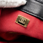 CHANEL SMALL 19 BAG LAMBSKIN BLACK MULTICOLOUR HARDWARE (MICROCHIP)