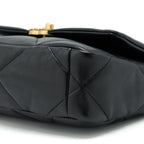 CHANEL 19 SMALL BAG LAMBSKIN BLACK MULTICOLOUR HARDWARE