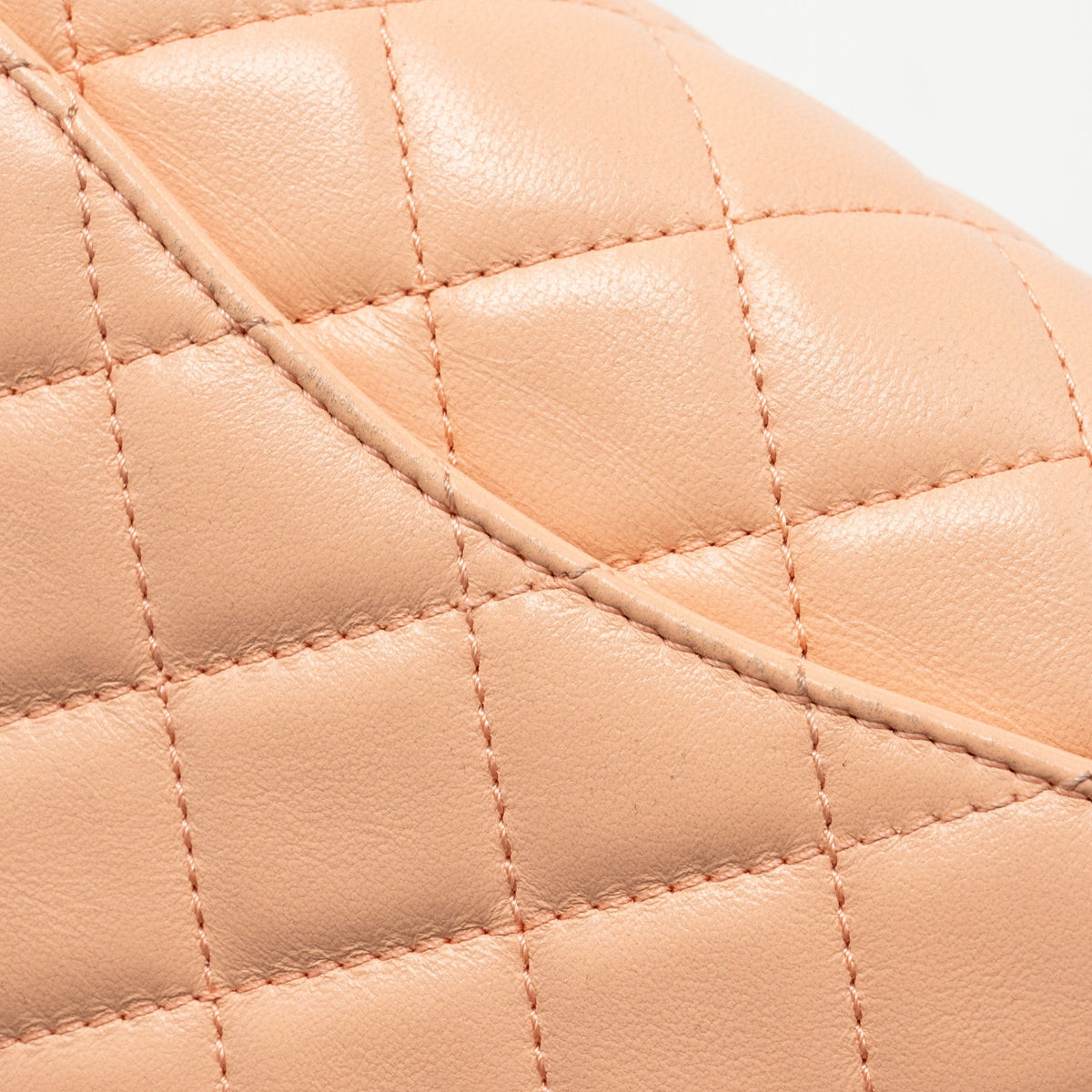 CHANEL PEARL CRUSH MINI RECTANGULAR FLAP BAG LAMBSKIN PINK GHW (MICROCHIP)