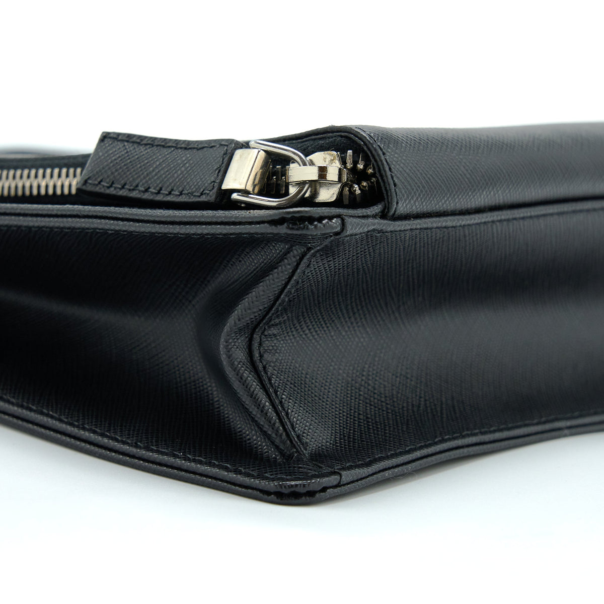 PRADA SAFFIANO BRIEFCASE BLACK SHW