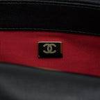 CHANEL 19 SMALL BAG LAMBSKIN BLACK MULTICOLOUR HARDWARE