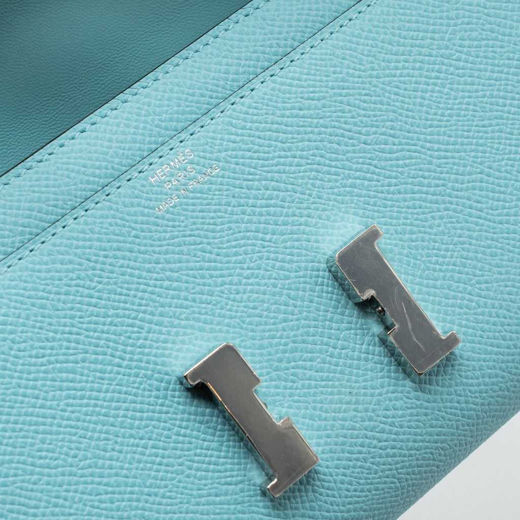 Hermes Constance to go epsom blue atoll SHW