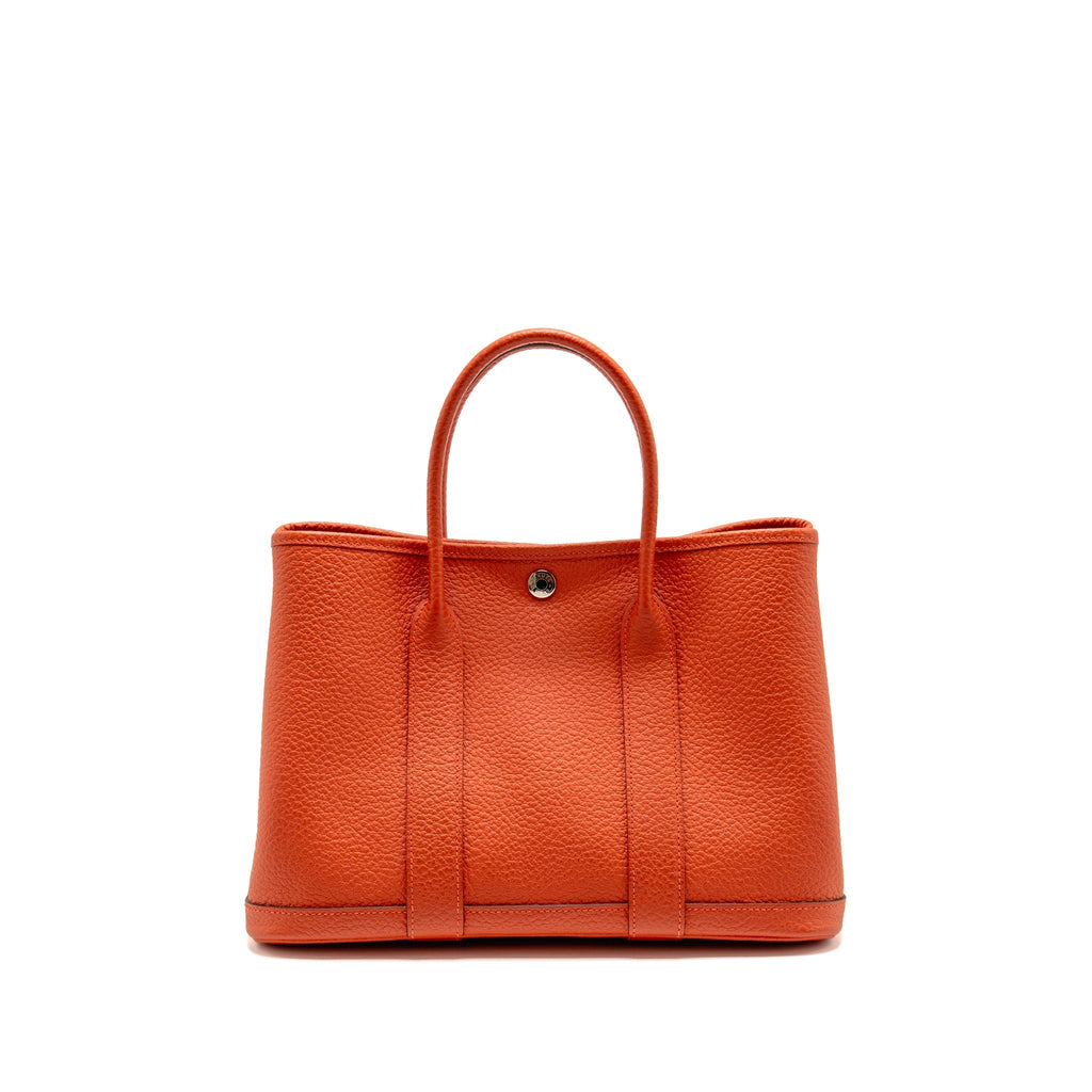 Hermes Garden Party 30 Negonda Orange SHW