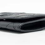 Chanel Cambon Card Holder Calfskin Black SHW