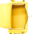 Hermes Mini Lindy Swift 9O Jaune De Naples SHW
