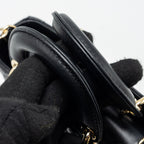 DIOR LADY D-JOY MICRO BAG LAMBSKIN BLACK LGHW