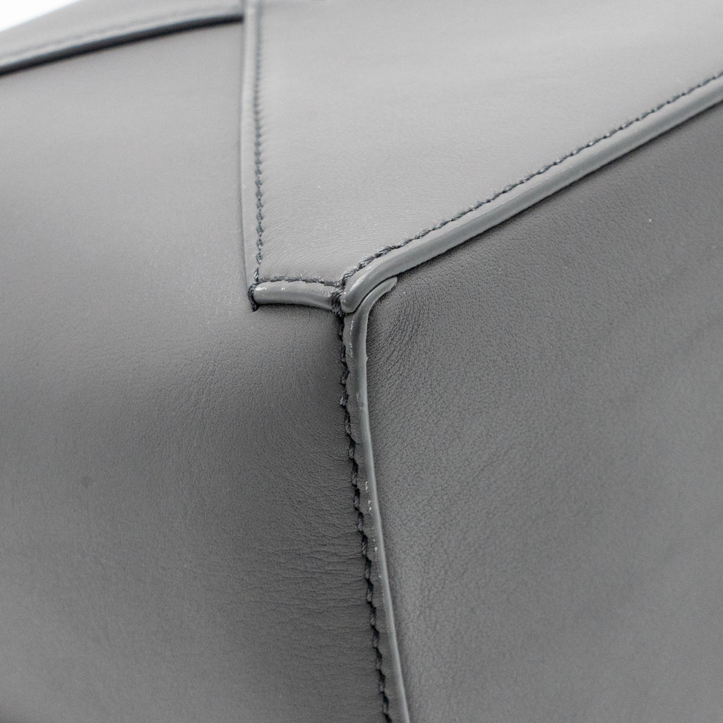 Loewe Small Puzzle Bag Calfskin Grey SHW