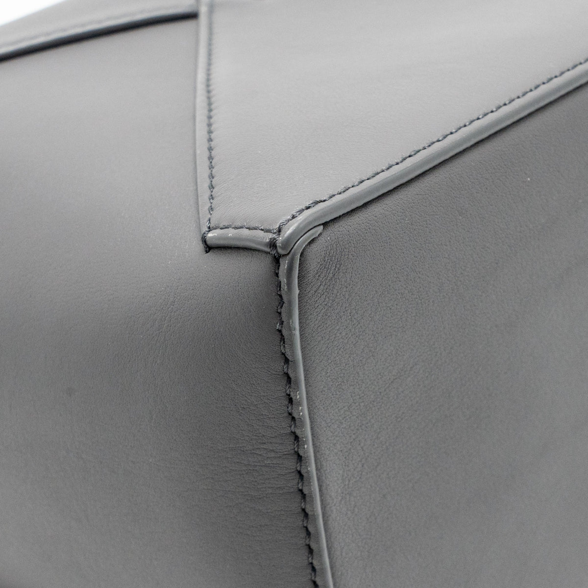 Loewe Small Puzzle Bag Calfskin Grey SHW