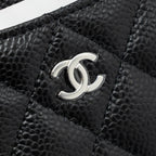 CHANEL CLASSIC CARD HOLDER CAVIAR BLACK SHW