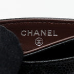 CHANEL CLASSIC CARD HOLDER CAVIAR BLACK SHW