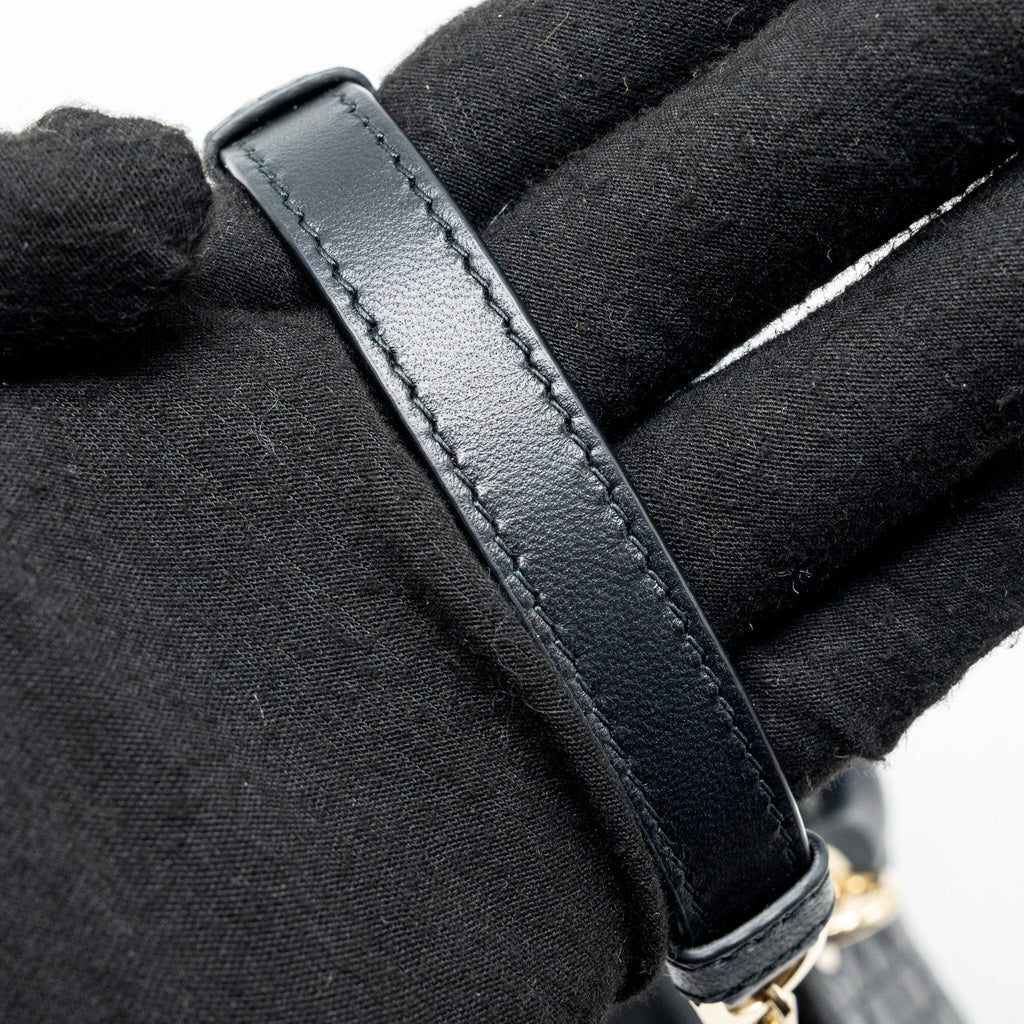 DIOR LADY D-JOY MICRO BAG LAMBSKIN BLACK LGHW