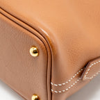 Hermes Mini Bolide Evercolor Gold GHW