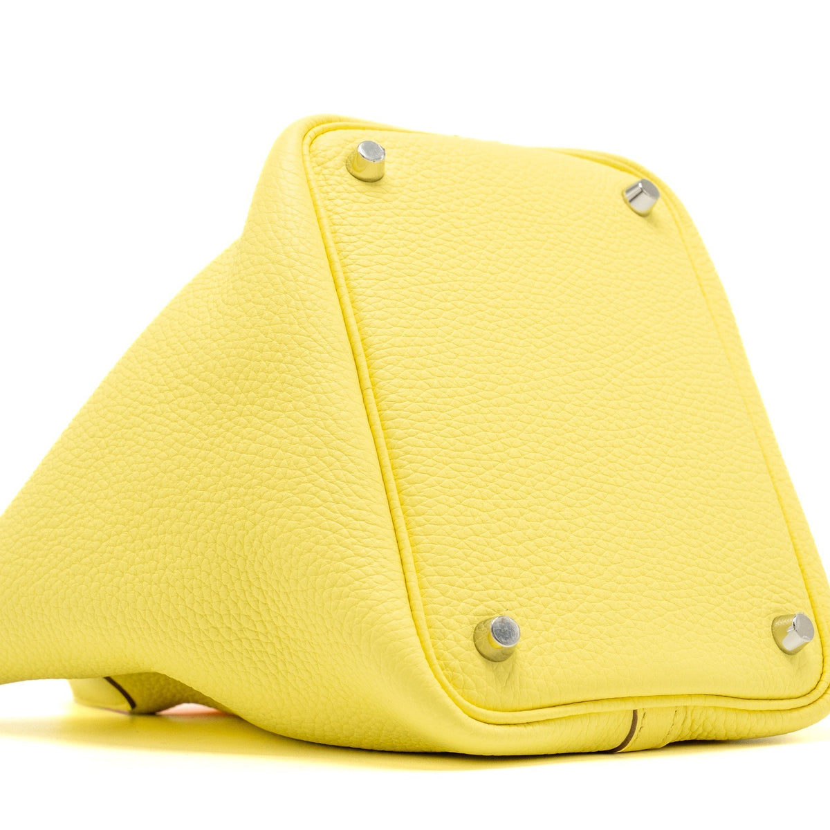 HERMES PICOTIN 18 LOCK BAG CLEMENCE / SWIFT LIMONCELLO / ORANGE SHW