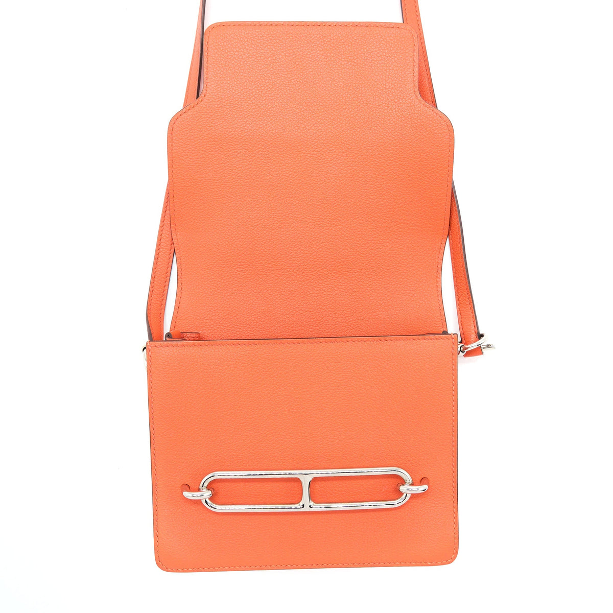 Hermes Mini Roulis Evercolor 9T Capucine SHW