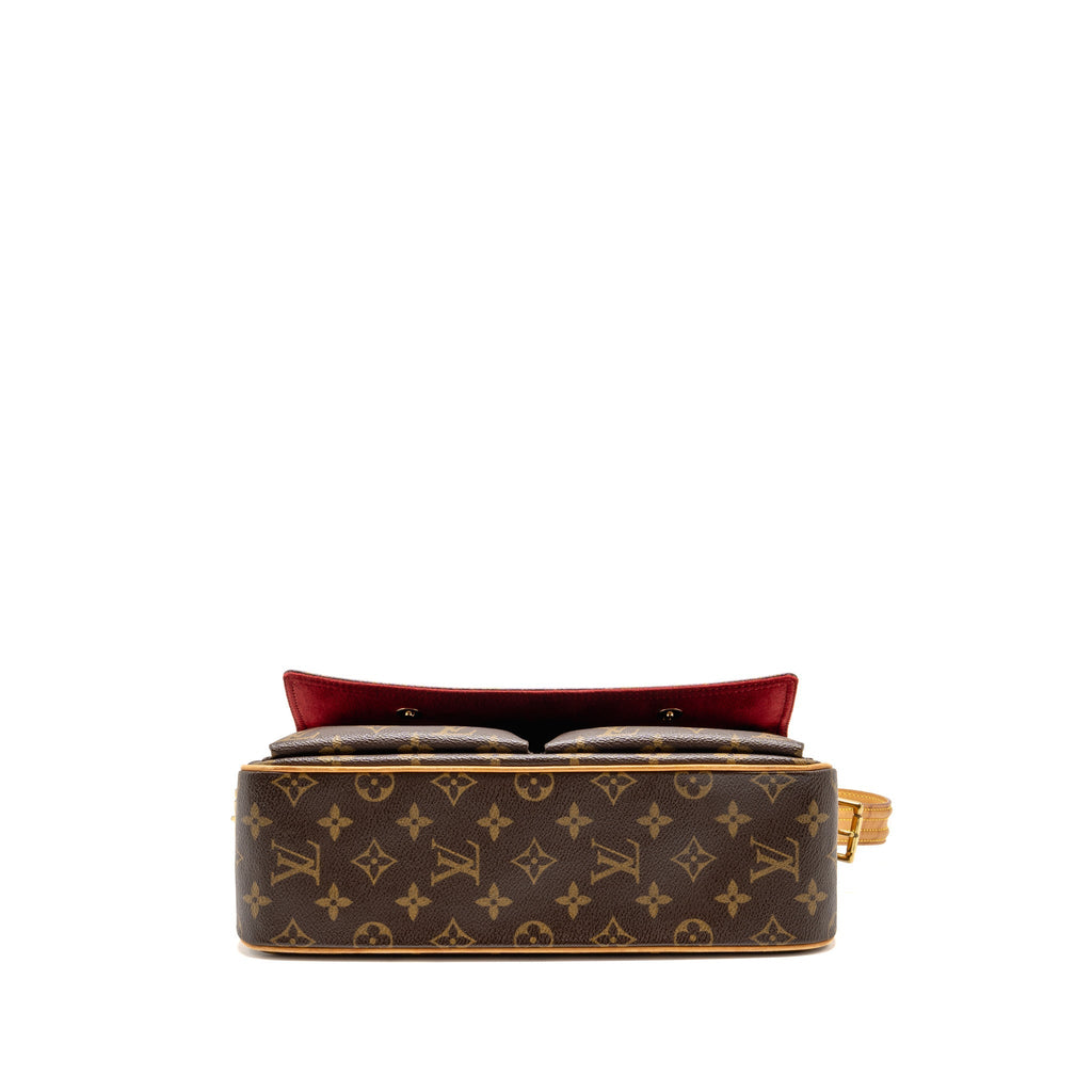 Louis Vuitton vintage viva cite MM shoulder bag monogram canvas GHW
