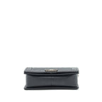 CHANEL MEDIUM BOY BAG CAVIAR BLACK WITH RUTHENIUM SLIVER HARDWARE
