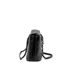 Chanel city shopping tote quilted caviar calfskin black ruthenium silver hardware