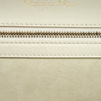 DIOR DIORAMA STUDDED LAMBSKIN SMALL WHITE WITH GHW