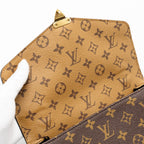 LOUIS VUITTON POCHETTE METIS MONOGRAM REVERSE CANVAS GHW