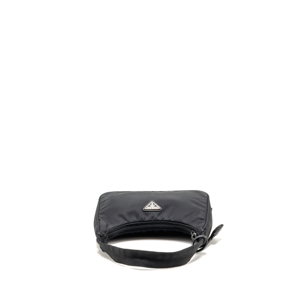 Prada Re-Edition 2000 Re-Nylon Mini Bag Black SHW