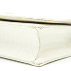 DIOR MINI DIORAMA BAG WHITE WITH SHW