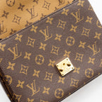 LOUIS VUITTON POCHETTE METIS MONOGRAM REVERSE CANVAS GHW