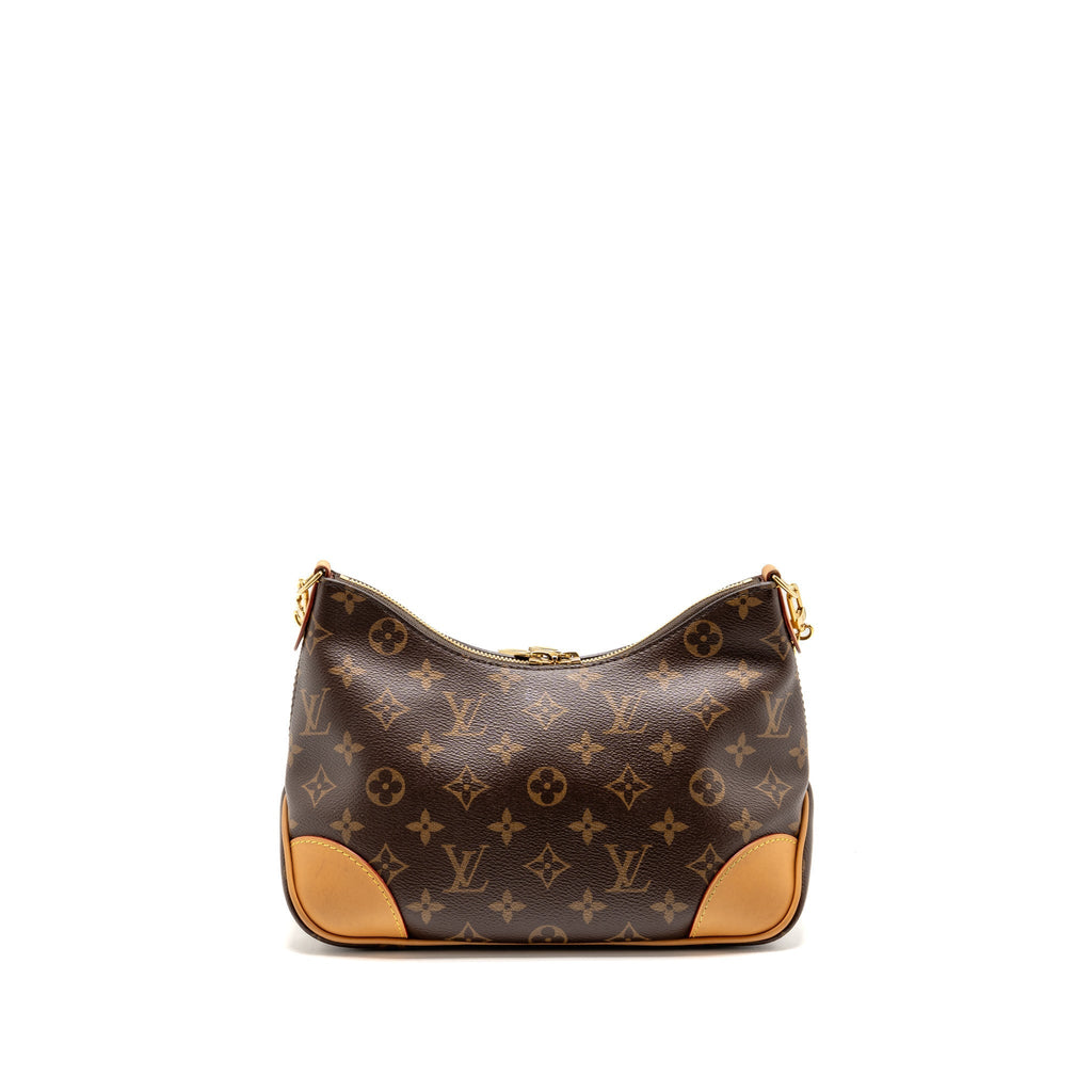 Louis Vuitton Boulogne PM Monogram Canvas/Leather Natural GHW