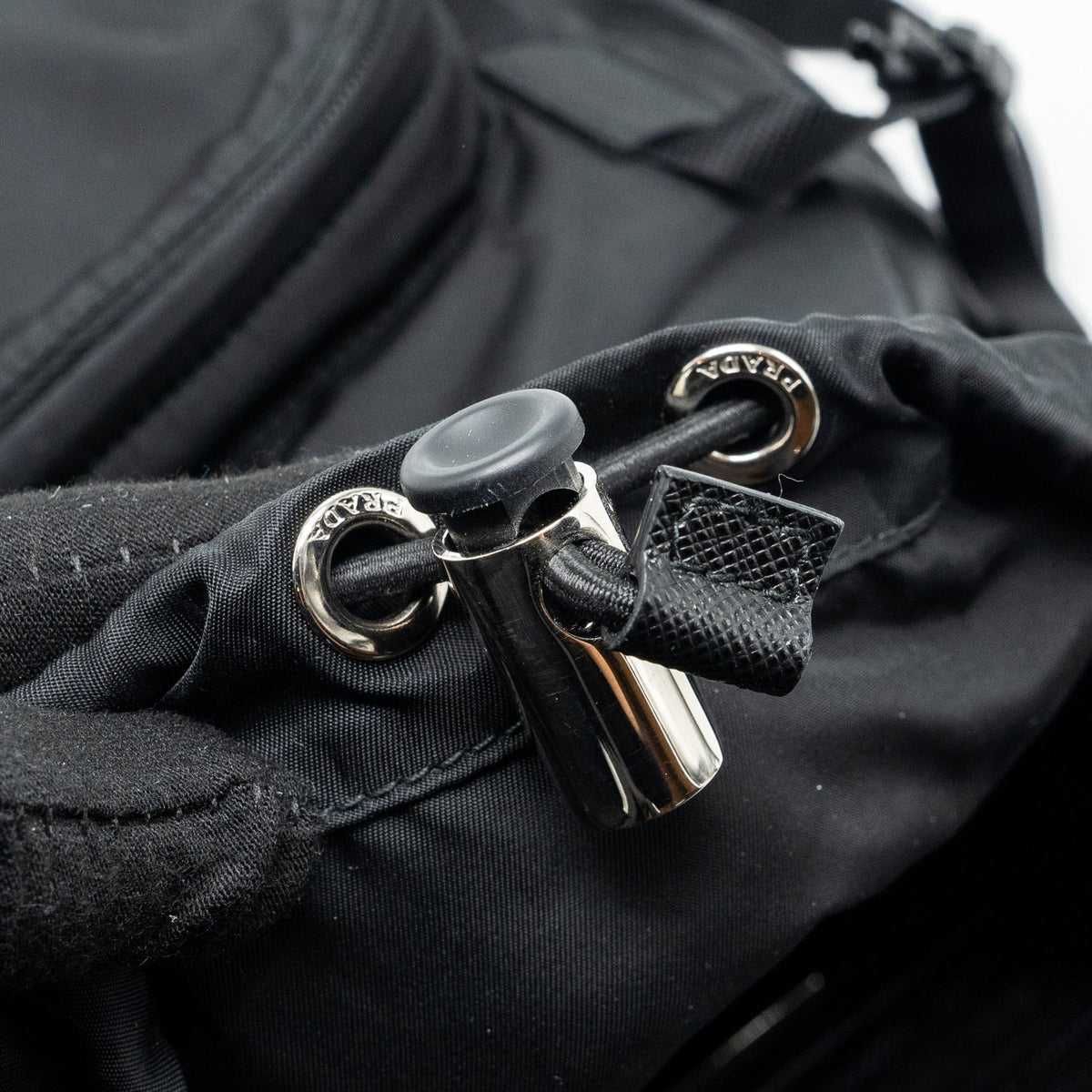 PRADA BACKPACK RE-NYLON/SAFFIANO BLACK SHW