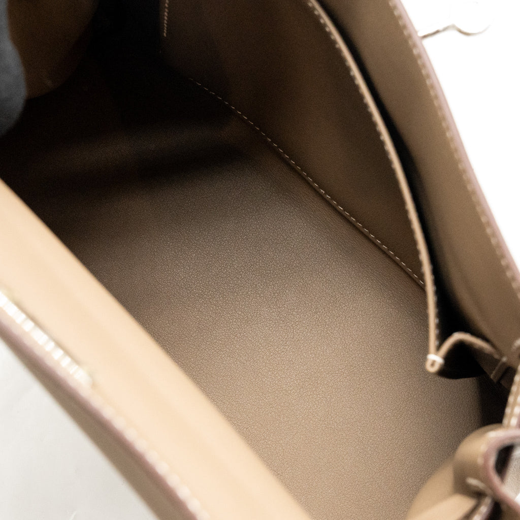 Hermes Kelly 25 swift Etoupe SHW