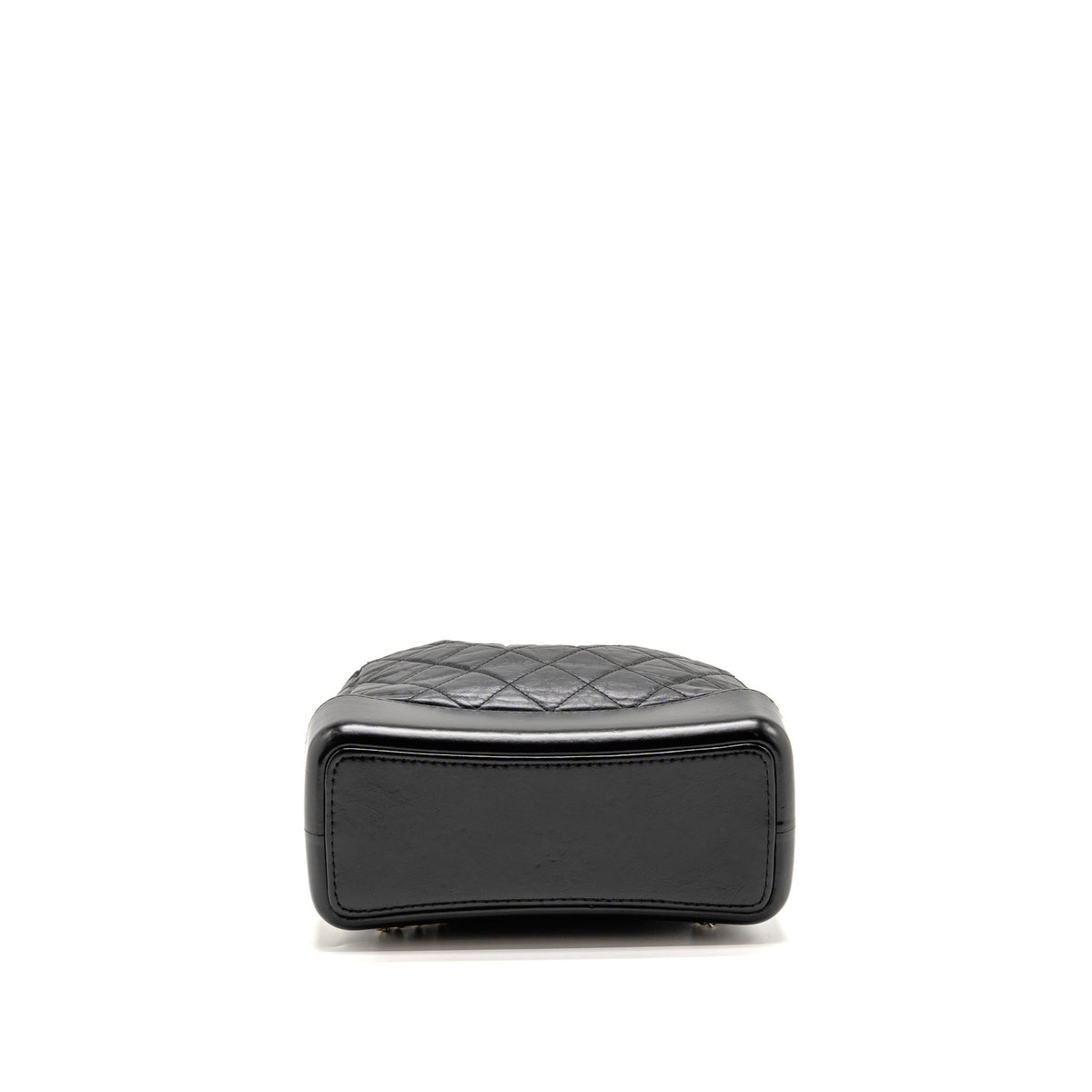 Chanel Gabrielle Backpack Aged Calfskin BLACK Multicolour Hardware