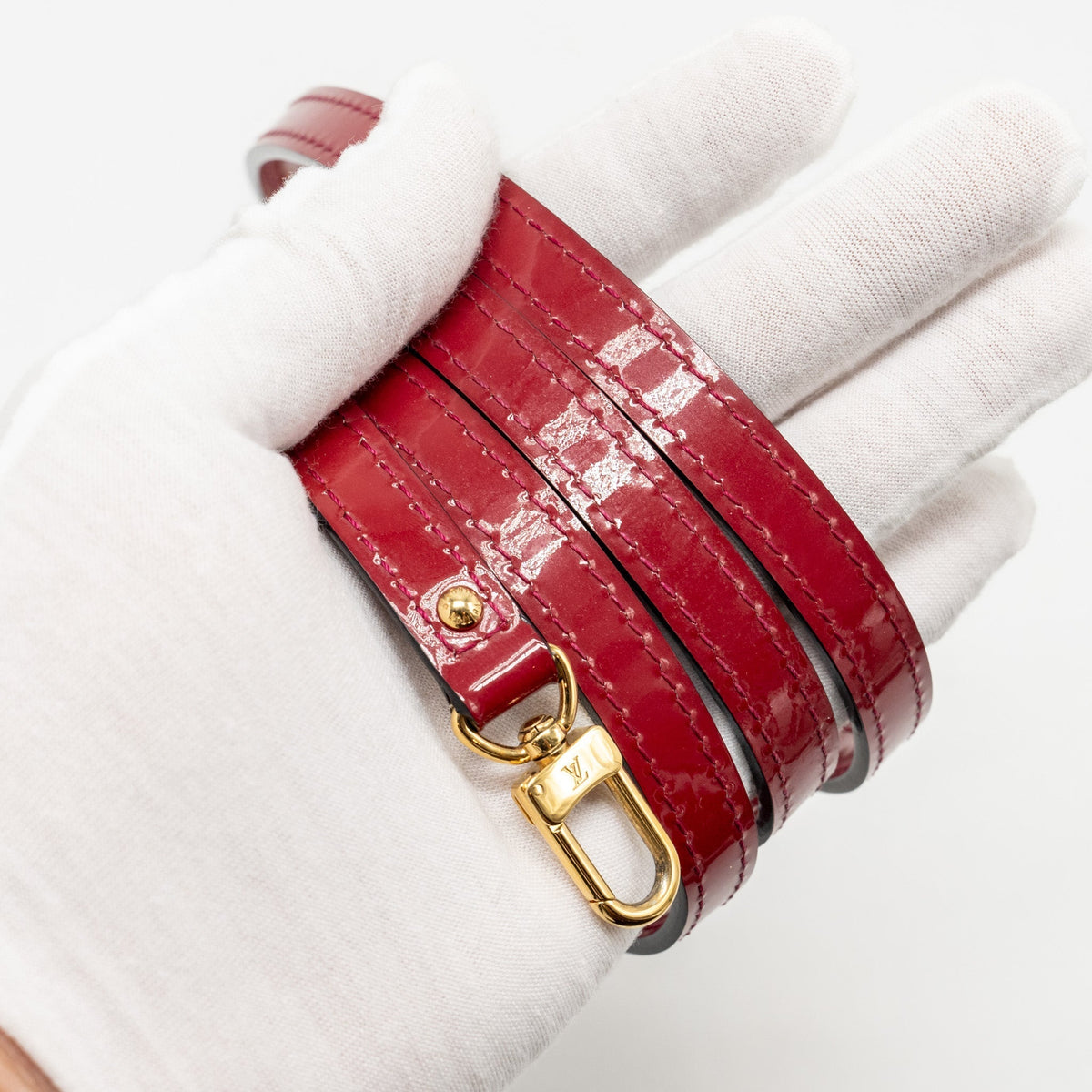 LOUIS VUITTON ALMA BB PATENT INDIAN ROSE GHW
