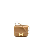 Hermes mini constance Swift biscuit GHW