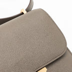 Hermes mini constance epsom gris etain RGHW