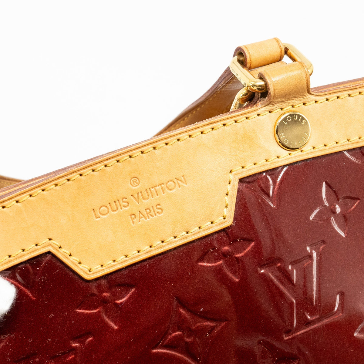 LOUIS VUITTON VERNIS BREA PATENT BURGUNDY AMARANTE GHW