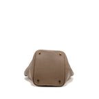 Hermes Picotin 22 Lock Bag Clemence Etoupe GHW