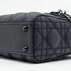 DIOR MINI LADY DIOR CALFSKIN SO BLACK