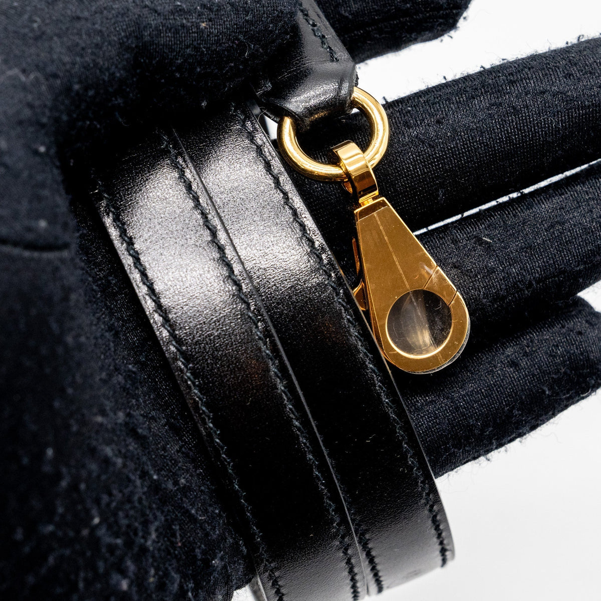 HERMES KELLY 28 BOX LEATHER BLACK GHW