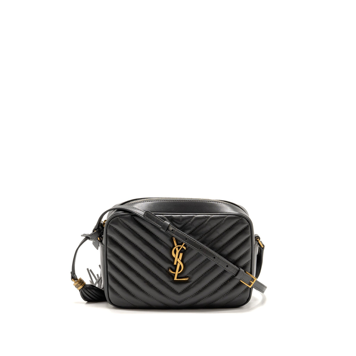 Saint Laurent/YSL Lou Camera Bag Calfskin Slight Grey GHW