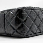 Chanel Paris-31 rue Cambon timeless shopping tote quilted shiny aged calfskin black multicoloured hardware