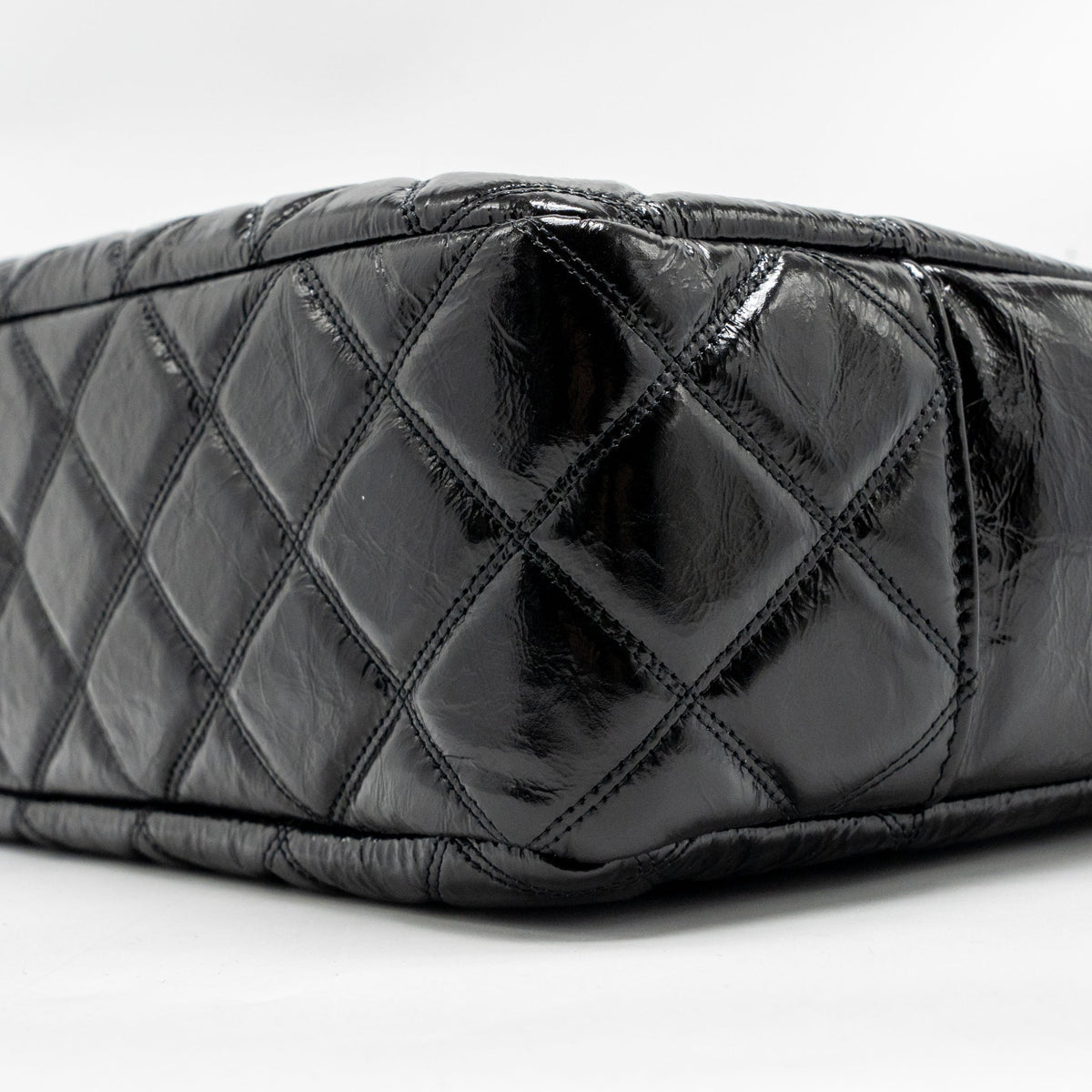 Chanel Paris-31 rue Cambon timeless shopping tote quilted shiny aged calfskin black multicoloured hardware