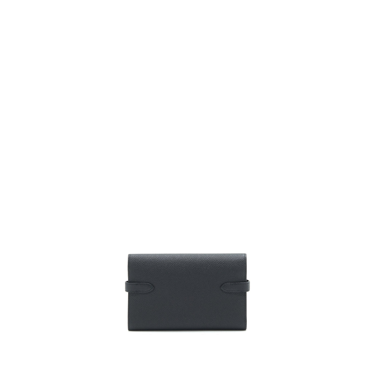 HERMES KELLY WALLET COMPACT WALLET BLACK GHW