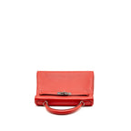 Hermes kelly 28 evercolor rouge de coeur/rouge pigment SHW