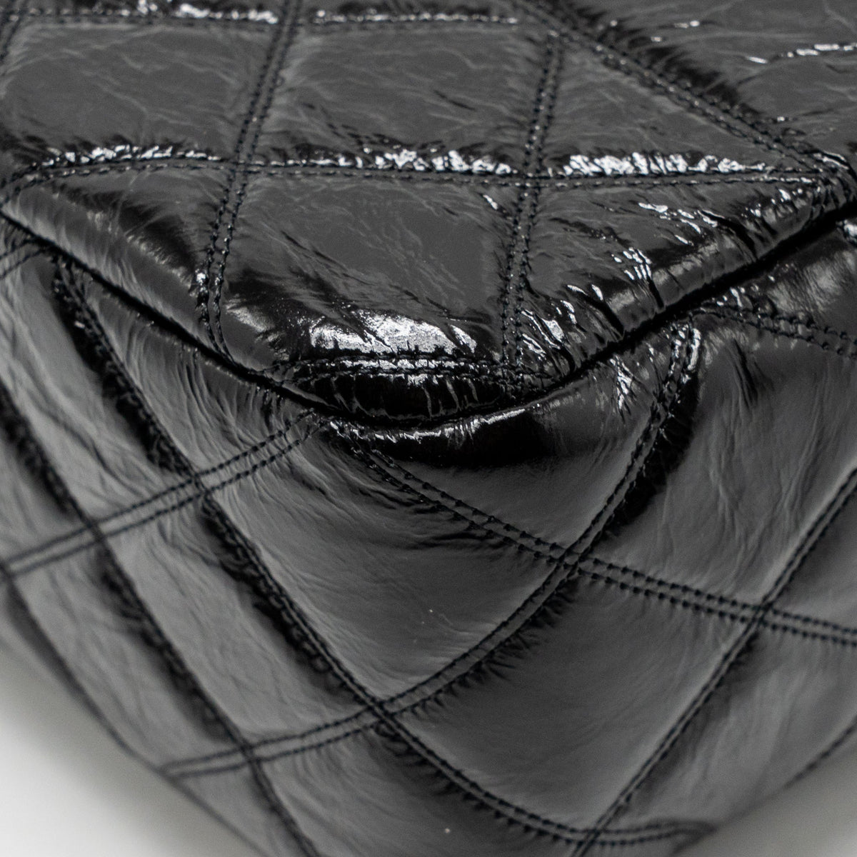 Chanel Paris-31 rue Cambon timeless shopping tote quilted shiny aged calfskin black multicoloured hardware