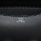 HERMES MINI CONSTANCE MONSIEUR BLACK WITH LIZARD BUCKLE / OMBRÉ